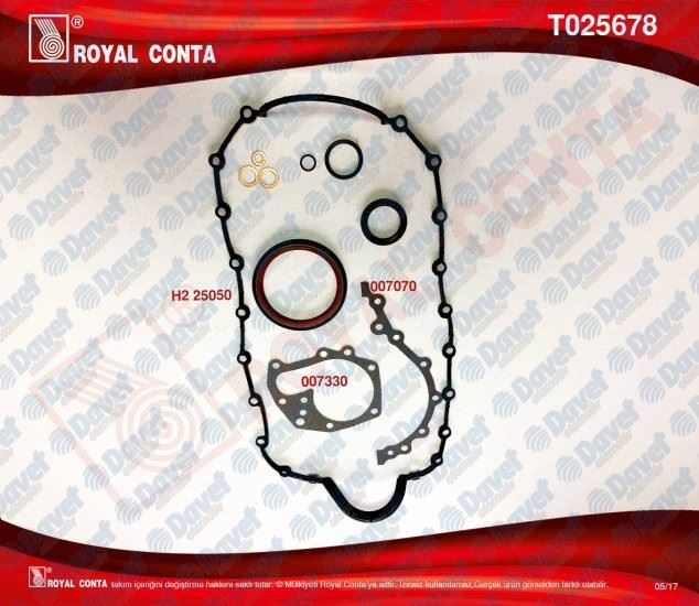 ROYAL T025678 Alt Takim Conta Reinz Keceli Renault R19 Clio Megane 1.4 8v K7j 1.6 8v K7m